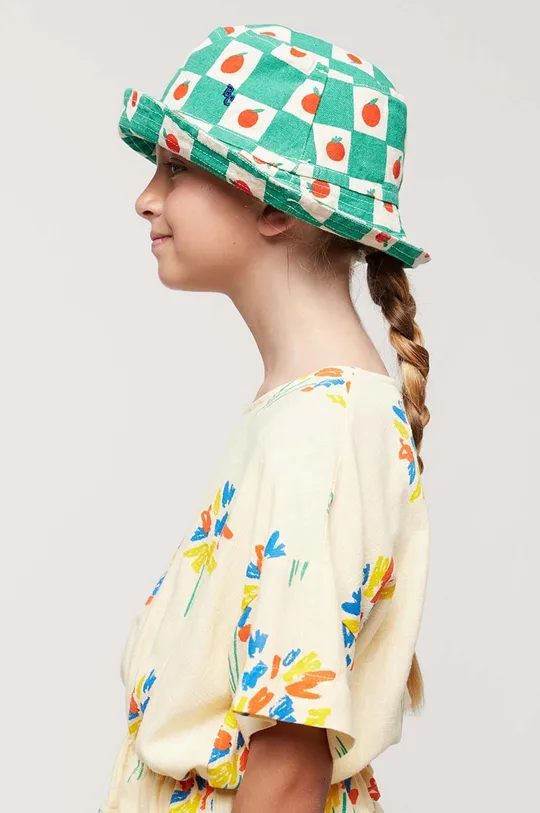 πράσινο Παιδικό βαμβακερό καπέλο Bobo Choses