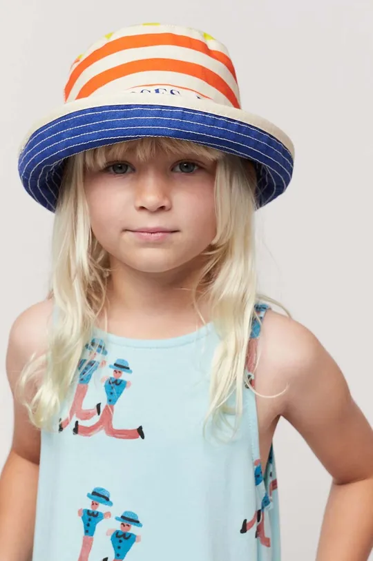 plava Pamučni dvostrani šešir za djecu Bobo Choses Dječji