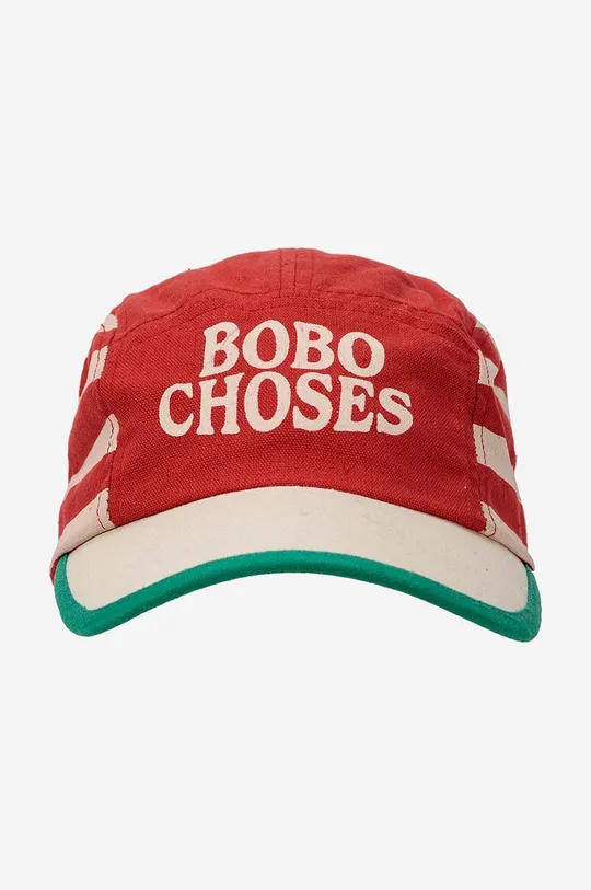 Otroška bombažna bejzbolska kapa Bobo Choses rdeča