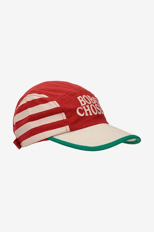 κόκκινο Παιδικό βαμβακερό καπέλο μπέιζμπολ Bobo Choses