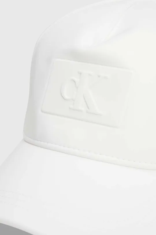 Detská baseballová čiapka Calvin Klein Jeans biela
