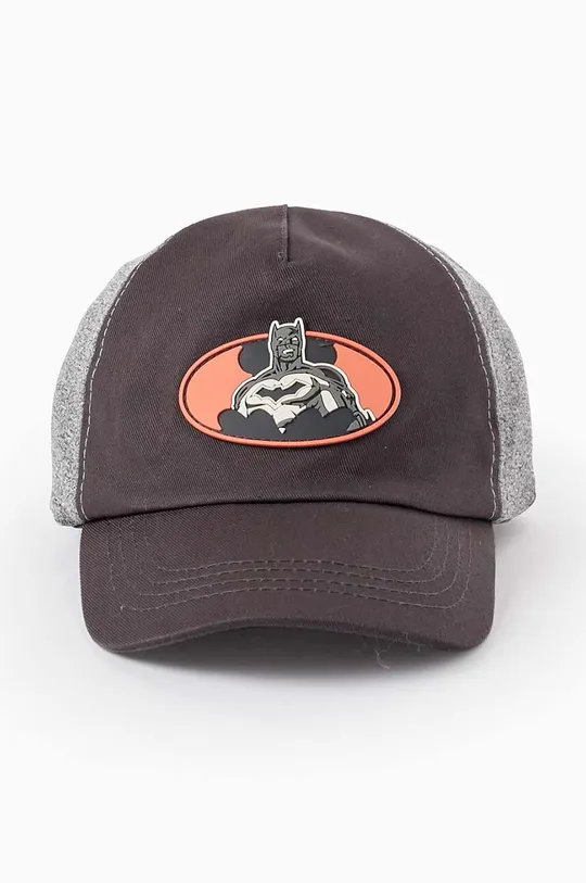 Otroška bombažna bejzbolska kapa zippy siva