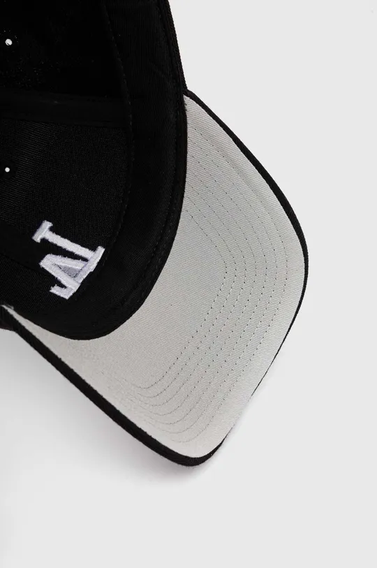 czarny 47brand czapka z daszkiem z domieszką wełny MLB Los Angeles Dodgers