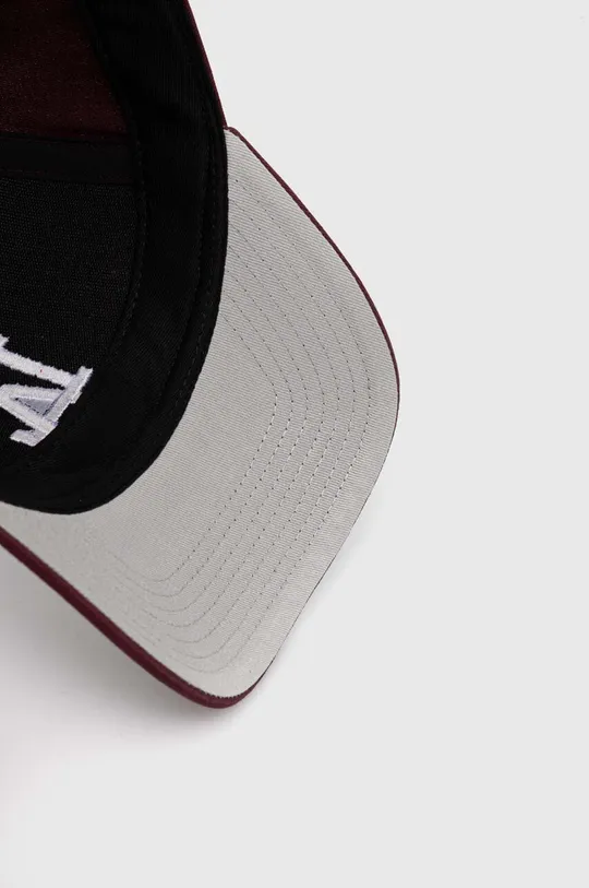 бордо Детская хлопковая кепка 47 brand MLB Los Angeles Dodgers Raised Basic