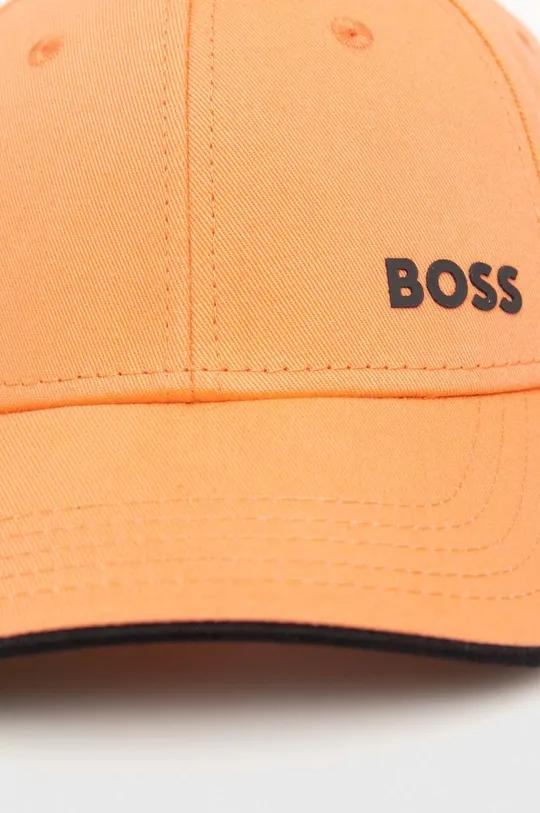 Хлопковая кепка Boss Green розовый