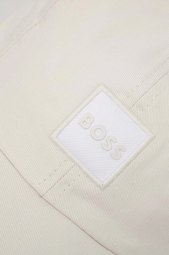 Boss Orange berretto da baseball in cotone bianco