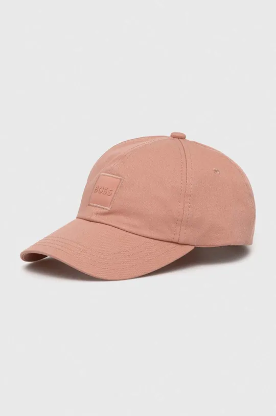 ροζ Βαμβακερό καπέλο του μπέιζμπολ Boss Orange Ανδρικά