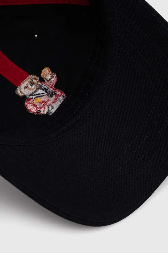 czarny Polo Ralph Lauren czapka z daszkiem bawełniana