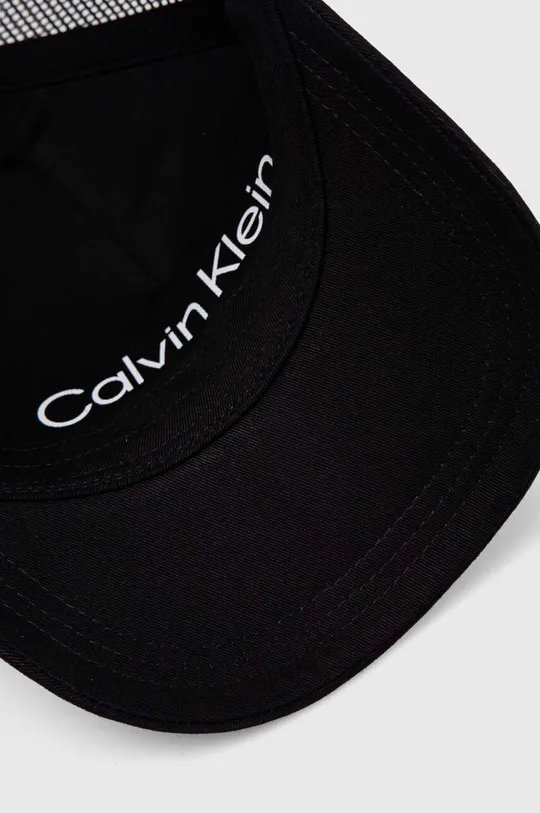 czarny Calvin Klein czapka z daszkiem