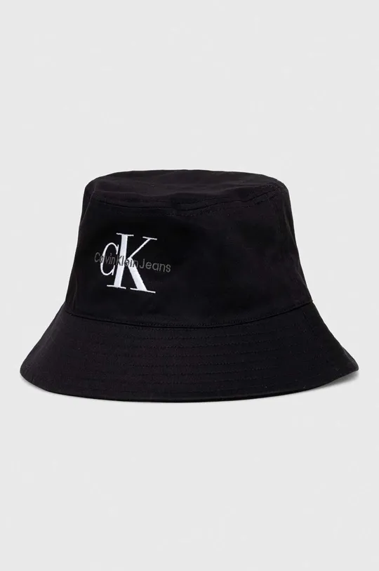 czarny Calvin Klein Jeans kapelusz bawełniany Męski