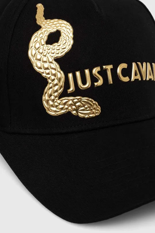 Just Cavalli czapka z daszkiem bawełniana 100 % Bawełna