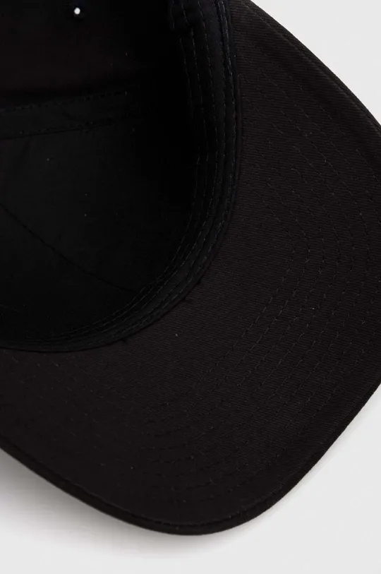 czarny Pepe Jeans czapka z daszkiem bawełniana