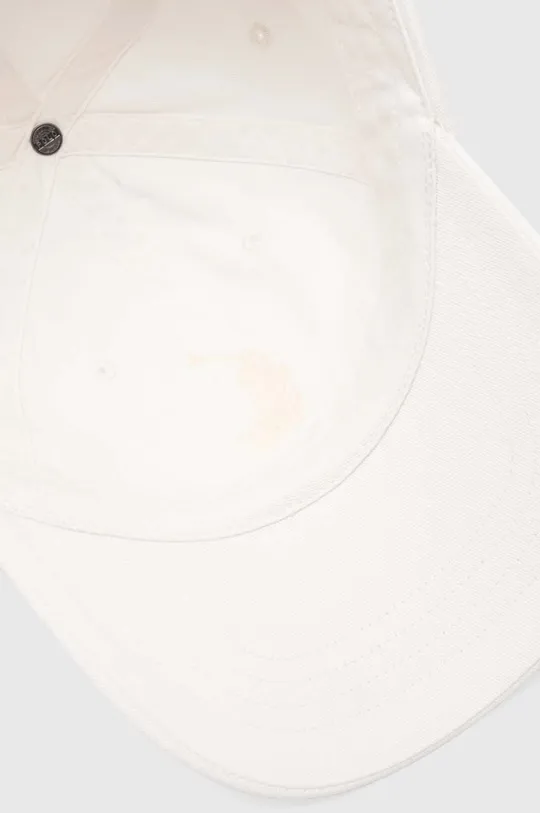 λευκό Βαμβακερό καπέλο του μπέιζμπολ Polo Ralph Lauren