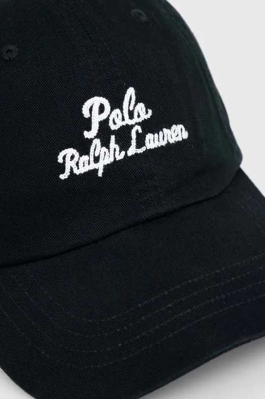 Polo Ralph Lauren berretto da baseball in cotone nero