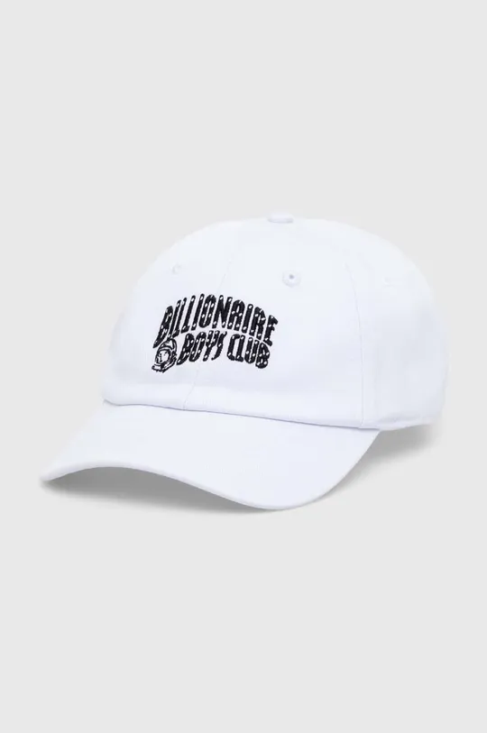 бял Памучна шапка с козирка Billionaire Boys Club Arch Logo Curved Чоловічий