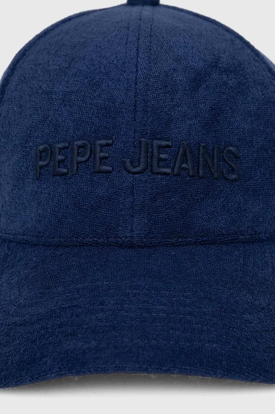 Pepe Jeans czapka z daszkiem granatowy