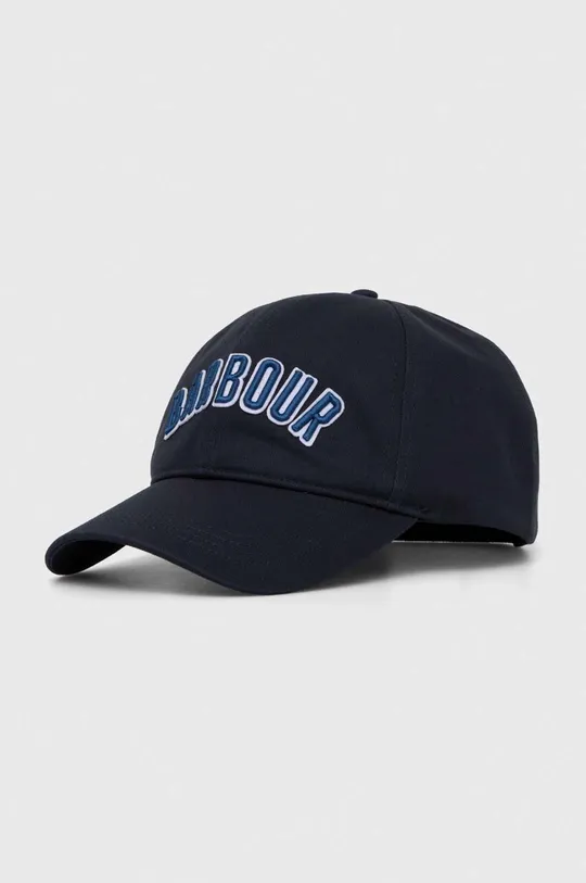 mornarsko modra Bombažna bejzbolska kapa Barbour Moški