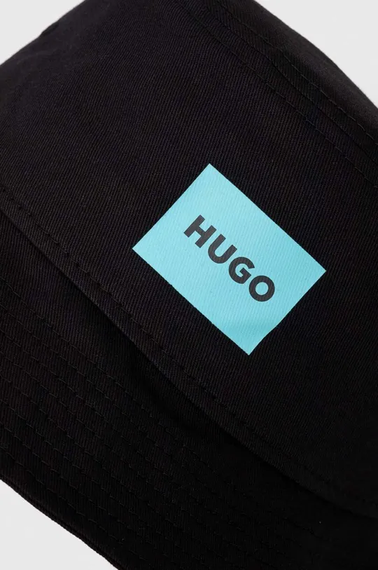 Шляпа из хлопка HUGO чёрный
