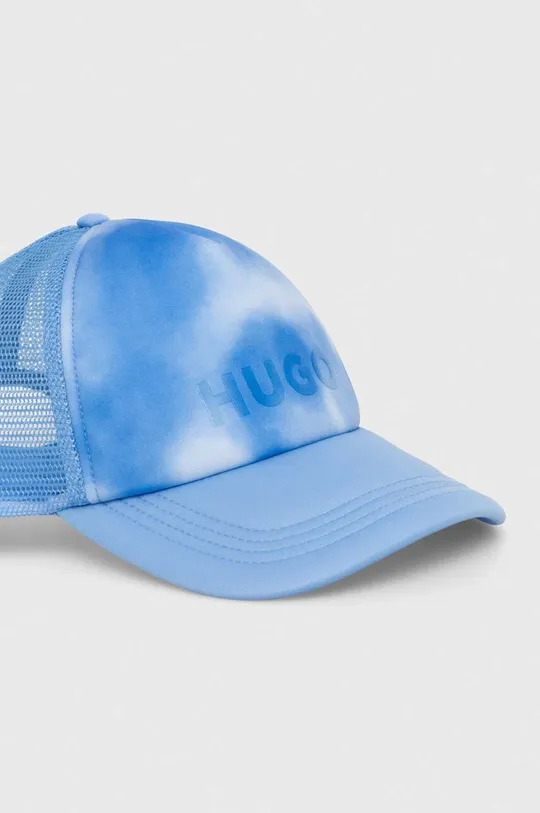 HUGO czapka z daszkiem niebieski