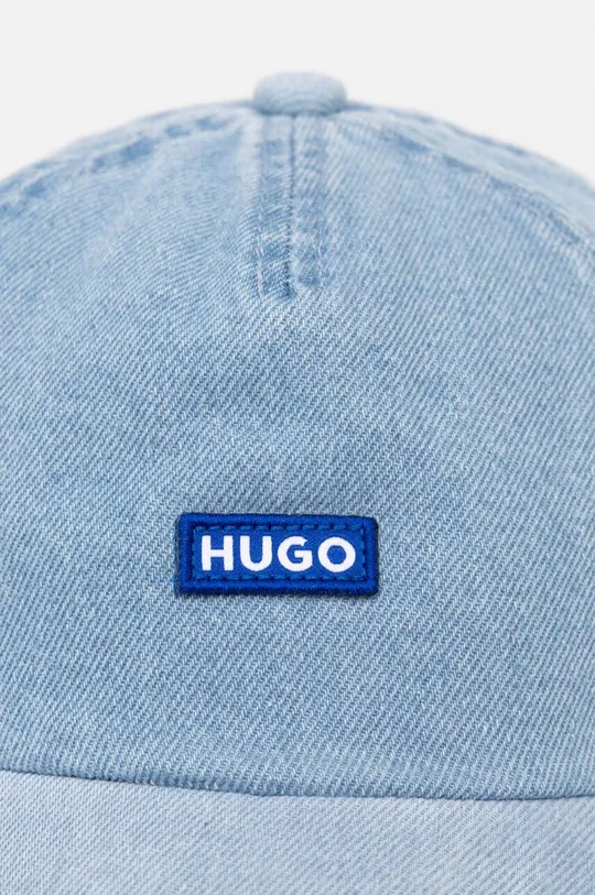 Джинсова кепка Hugo Blue блакитний