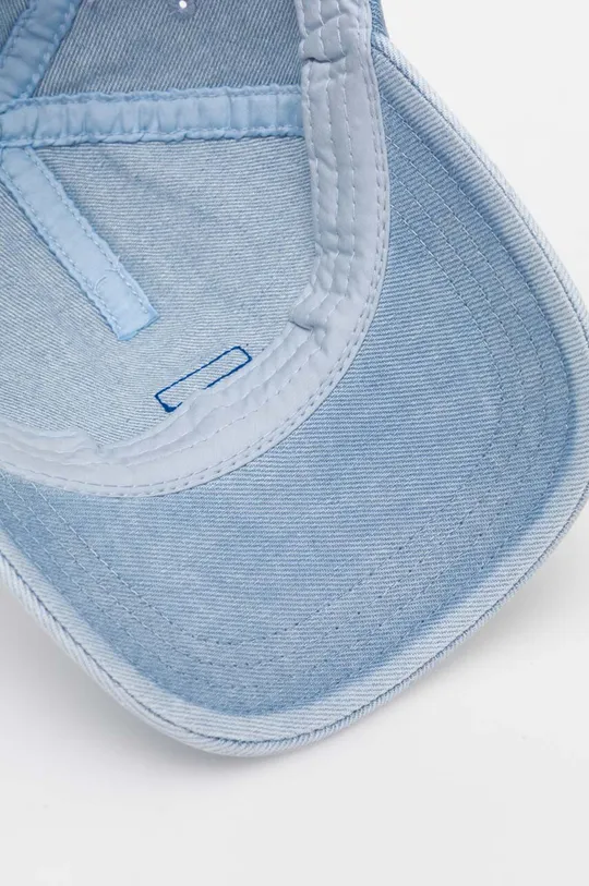 niebieski Hugo Blue czapka z daszkiem jeansowa