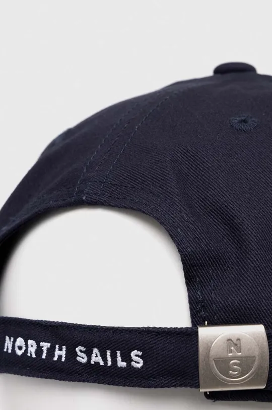 Βαμβακερό καπέλο του μπέιζμπολ North Sails σκούρο μπλε