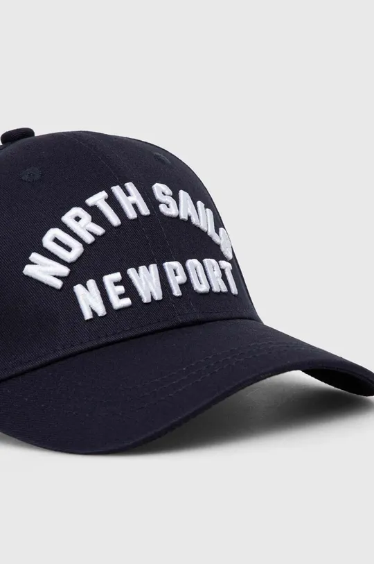 Βαμβακερό καπέλο του μπέιζμπολ North Sails σκούρο μπλε