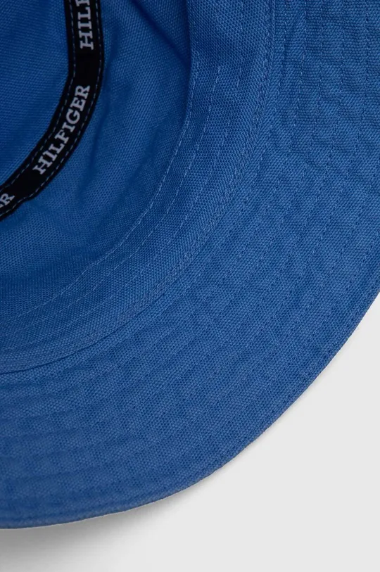 niebieski Tommy Hilfiger kapelusz bawełniany