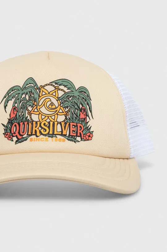Quiksilver czapka z daszkiem beżowy
