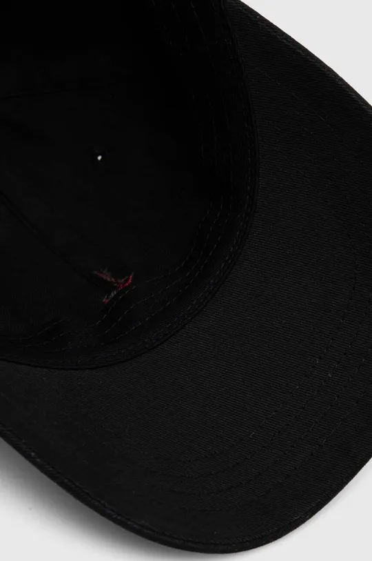 czarny Vertere Berlin czapka z daszkiem bawełniana