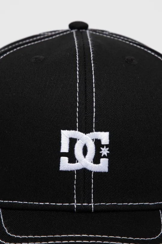 DC berretto da baseball in cotone nero