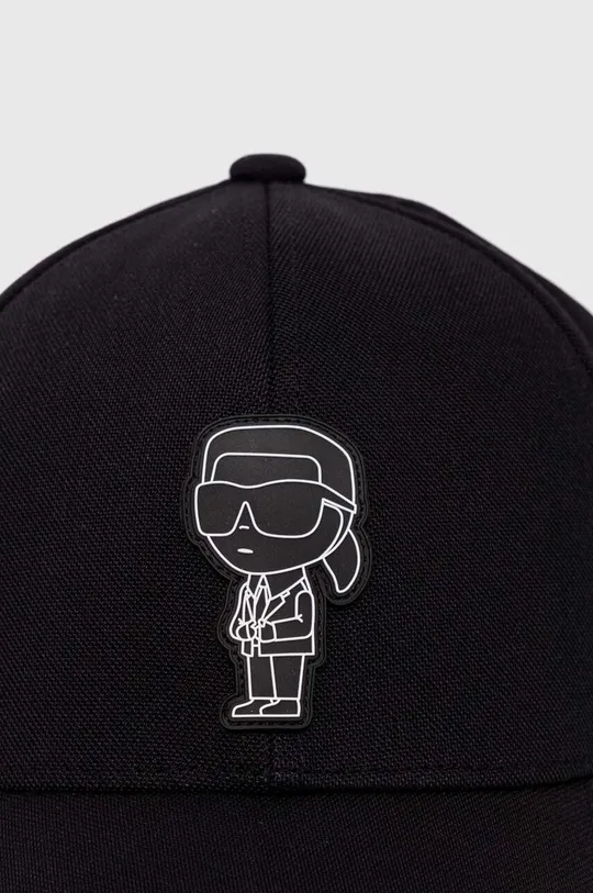Karl Lagerfeld berretto da baseball nero