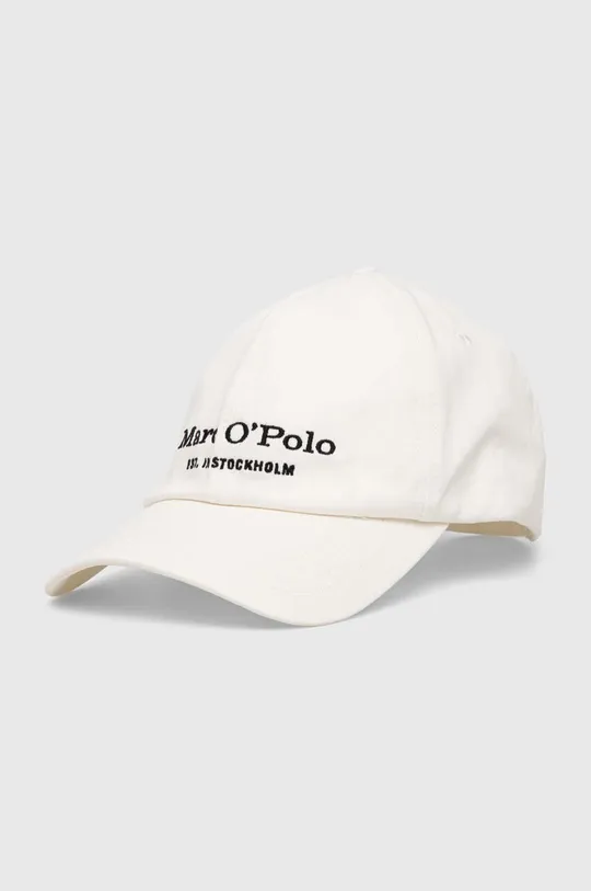λευκό Βαμβακερό καπέλο του μπέιζμπολ Marc O'Polo Ανδρικά