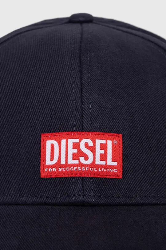 Βαμβακερό καπέλο του μπέιζμπολ Diesel σκούρο μπλε
