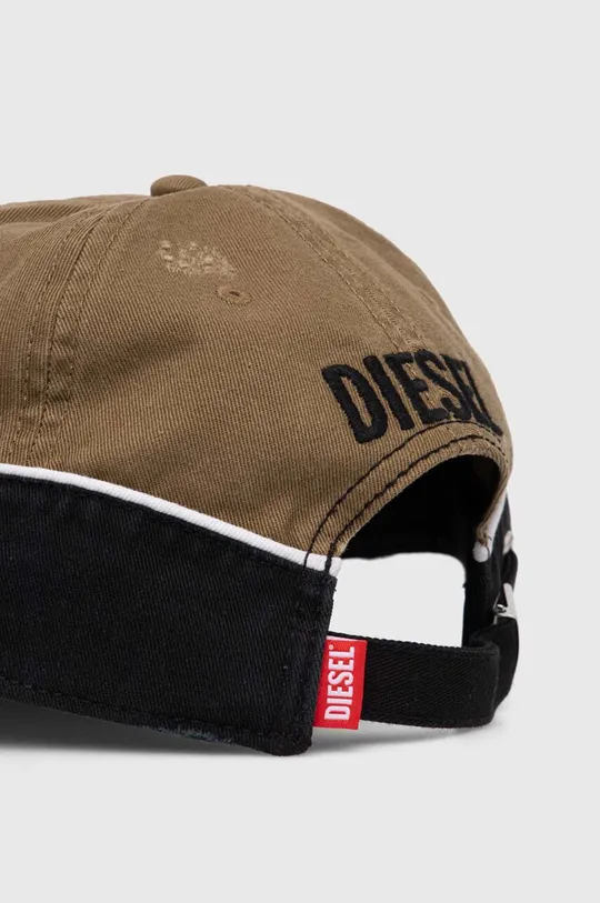 Diesel czapka z daszkiem bawełniana 100 % Bawełna