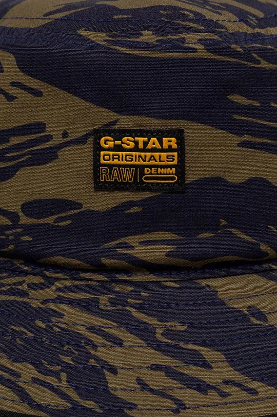 Шляпа из хлопка G-Star Raw тёмно-синий