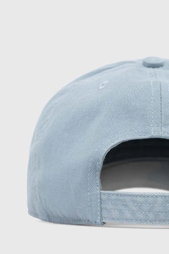 Βαμβακερό καπέλο του μπέιζμπολ Abercrombie & Fitch μπλε