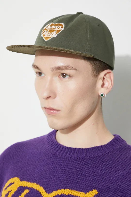 verde Human Made berretto da baseball in cotone Corduroy Cap Uomo