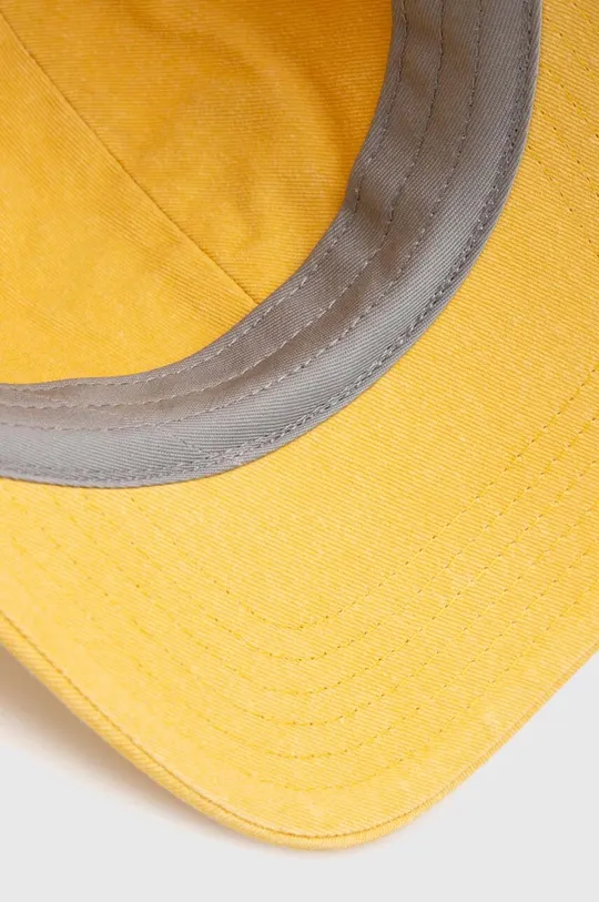 κίτρινο Βαμβακερό καπέλο του μπέιζμπολ Human Made 6 Panel Cap