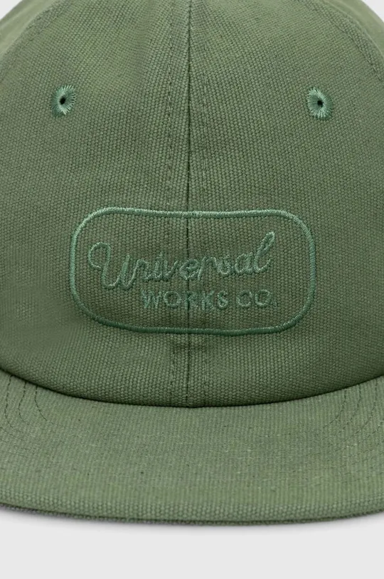 Памучна шапка с козирка Universal Works Baseball Hat зелен