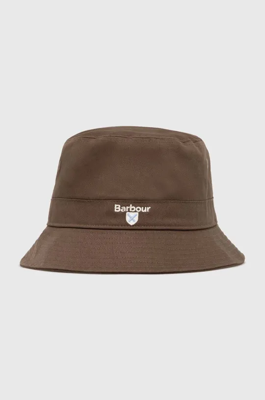zelená Bavlněná čepice Barbour Cascade Bucket Hat Pánský