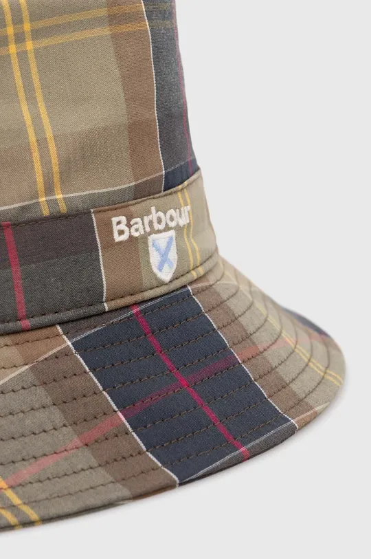 Bavlněná čepice Barbour Tartan Bucket Hat 100 % Bavlna