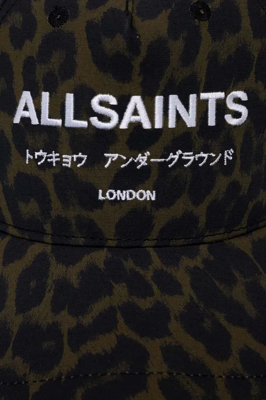 AllSaints czapka z daszkiem multicolor