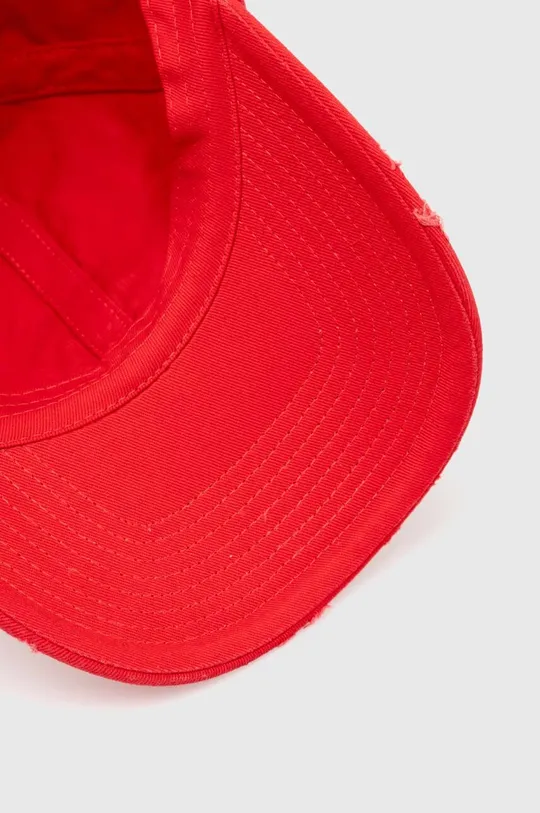 czerwony 032C czapka z daszkiem bawełniana Crisis