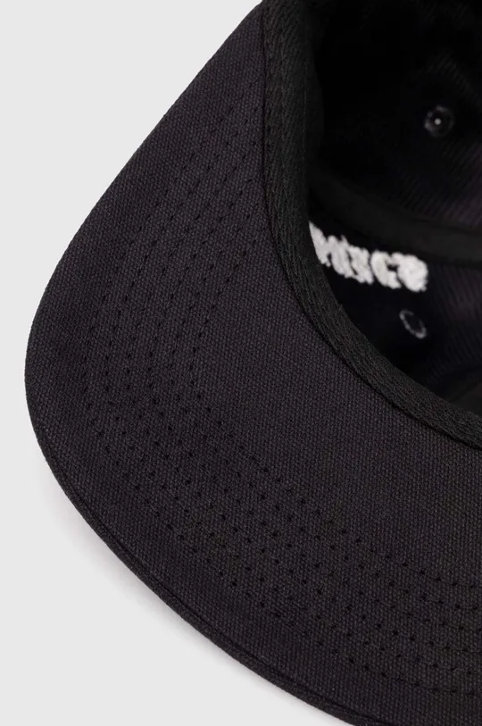 black PLEASURES cotton baseball cap Horns Canvas Cap