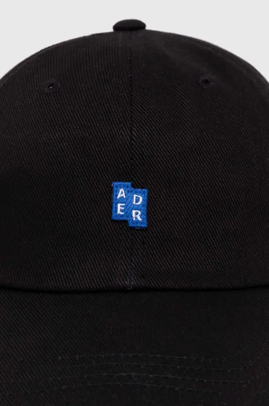 Хлопковая кепка Ader Error TRS Tag Cap чёрный