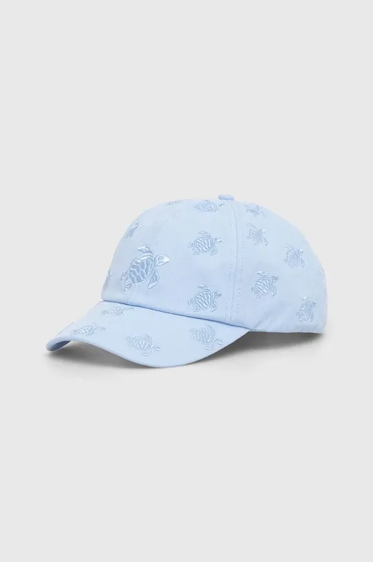 μπλε Βαμβακερό καπέλο του μπέιζμπολ Vilebrequin CASTLE Ανδρικά