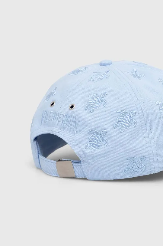 Βαμβακερό καπέλο του μπέιζμπολ Vilebrequin CASTLE μπλε