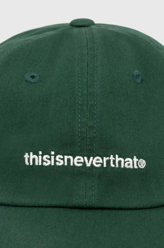 thisisneverthat șapcă de baseball din bumbac T-Logo Cap verde
