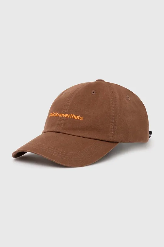 brown thisisneverthat cotton baseball cap T-Logo Cap Men’s